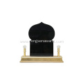 dubai shield wooden metal award trophy with  gift box